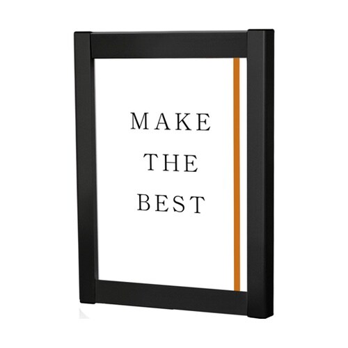 ブラックフラットオープンパネル A4 B