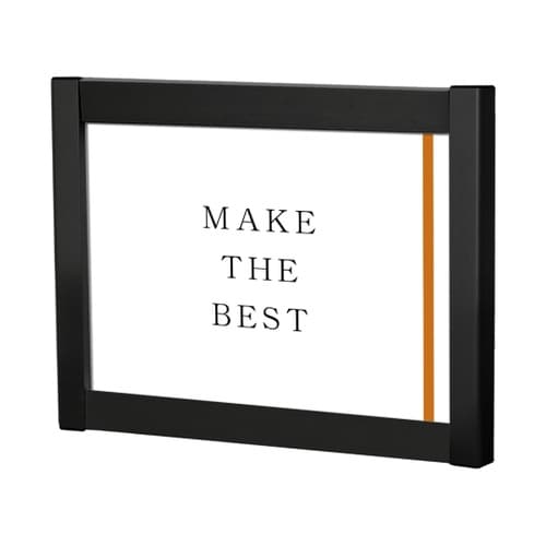 ブラックフラットオープンパネル A4 横