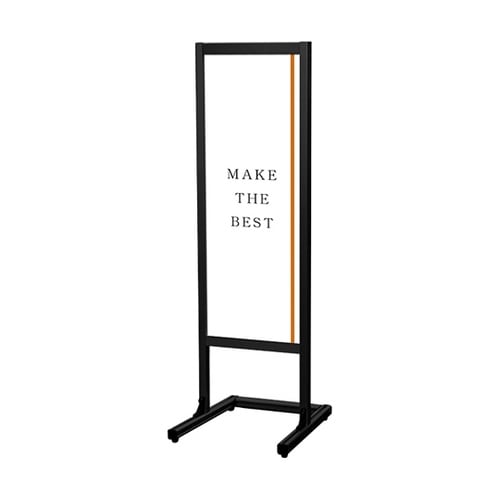 ブラックフラットオープンメッセージスタン