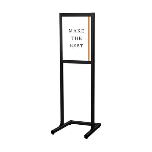 ブラックフラットオープンメッセージスタン