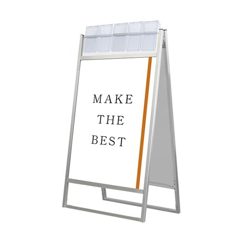 フラットオープンスタンド看板 パンフレッ