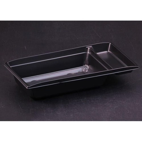 饗庵3 中皿2 黒 1ケース(50個×1