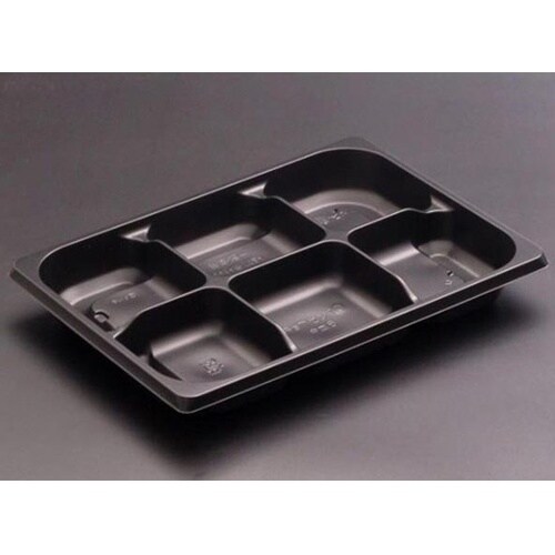 饗膳 10 中皿6 黒 1ケース(50個