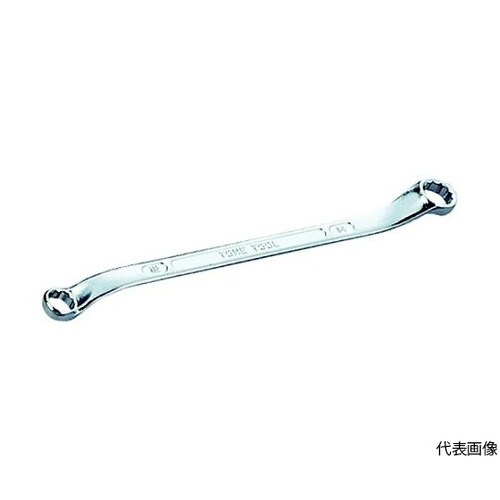 両口ロングメカニックめがねレンチ(45°