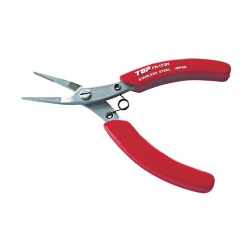 FN103Nフラットノーズプライヤギザ付