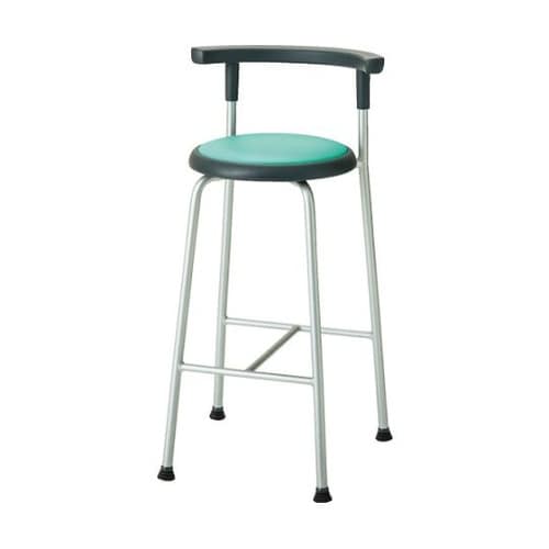 R540LGR ハイカウンターチェア緑