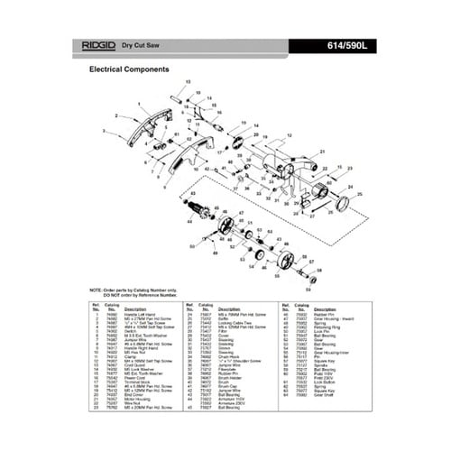 75127 スピンドル F/614