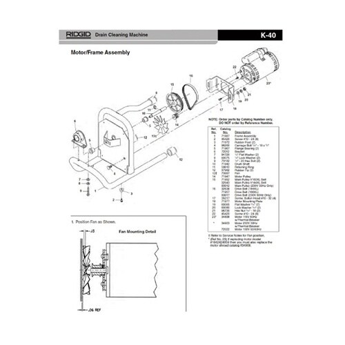 71947 モ−タ− F/K−40