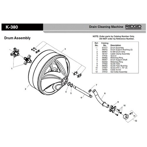 86972 ドラム サポ−トブッシング