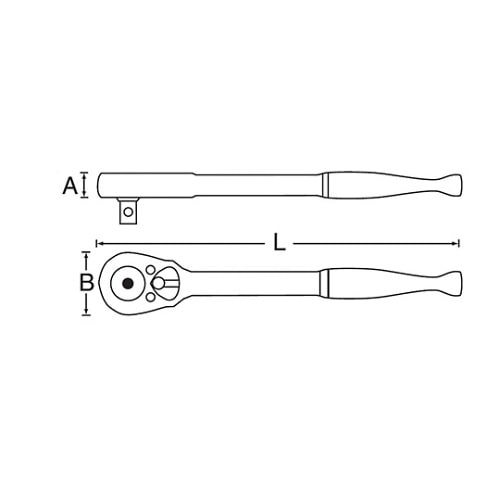 11564 1/4DRラチェットハンドル