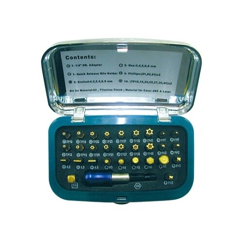 22032チタンコーティングビットセット