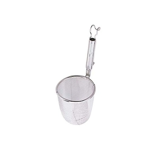 TS 18−8 パイプ柄 丸底 てぼ 0