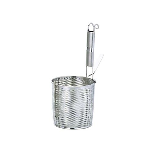 8424800 パイプ柄 底平 煮ざるM