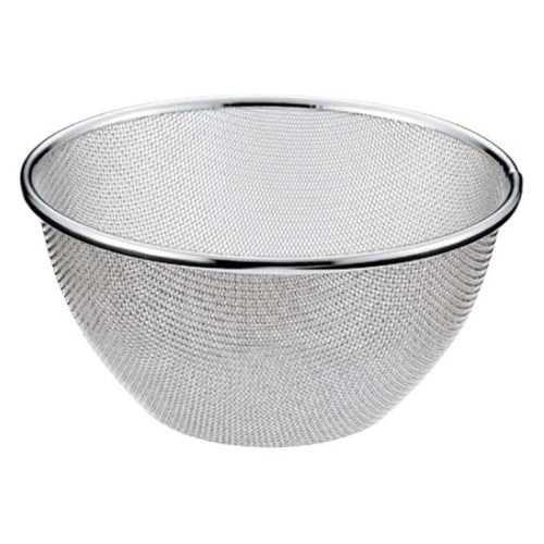 TS 18−8 深型 頑丈なザル 19c