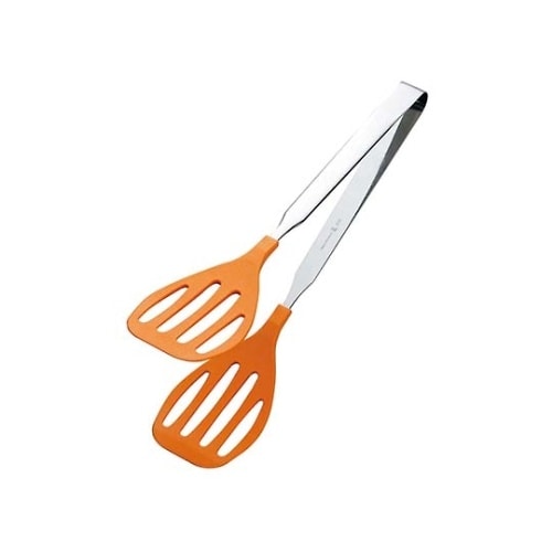 抗菌耐熱カラートング グリル 大 オレン