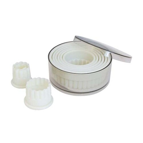 デバイヤー 樹脂製パテ抜 丸型 ギザ 9