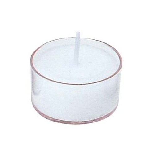 カラークリアカップティーライト(24個入