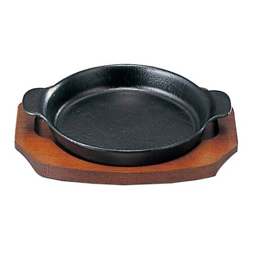 5071300 ステーキ皿深丸B17cm