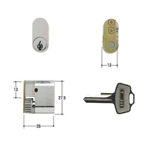 WCY−51 WEST取替用シリンダー