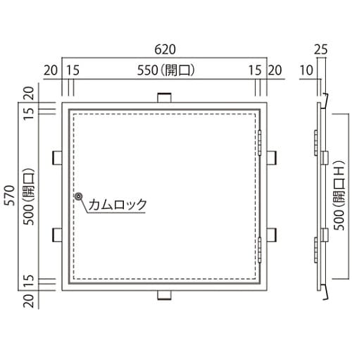 SK−SPW−5 メーター点検口