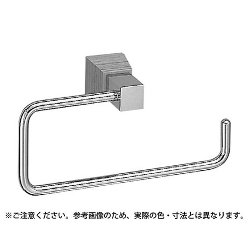 BT−115ラックスタオルリングクロム黒