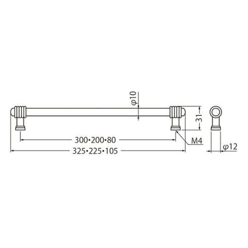HB−78フレンチハンドル80パール