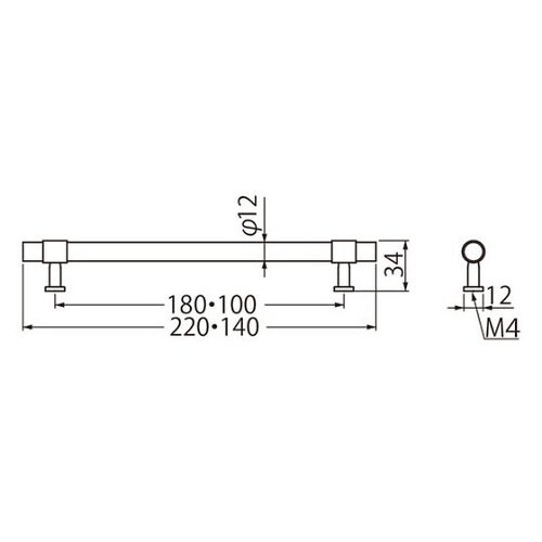 HC−17ミルキーハンドル100クローム