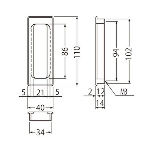 MB−14ソリッド長両手掛110仙徳