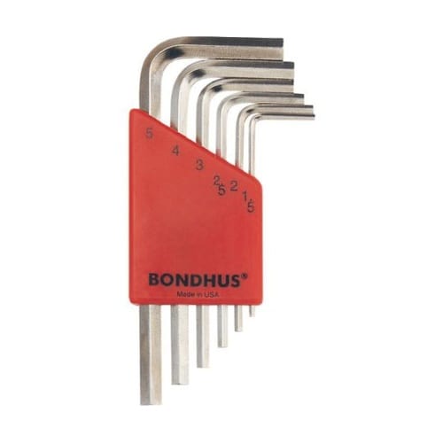 六角L−レンチ ショート セット6本組(