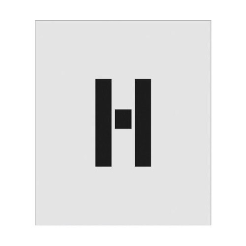 ASTH15095 ステンシル H