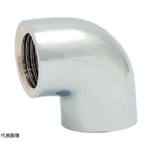 20X13ME メッキ付エルボ