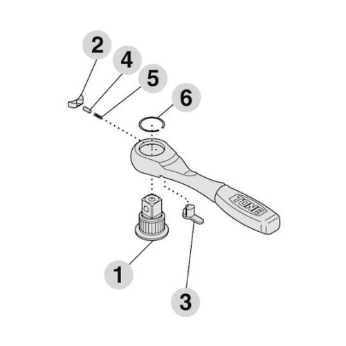 ラチェットハンドル用リペアキット 適合機