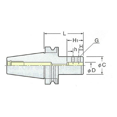 BT50SL25C−105ロックホルダ