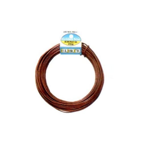 #3463盆栽用針金400g茶4.0mm