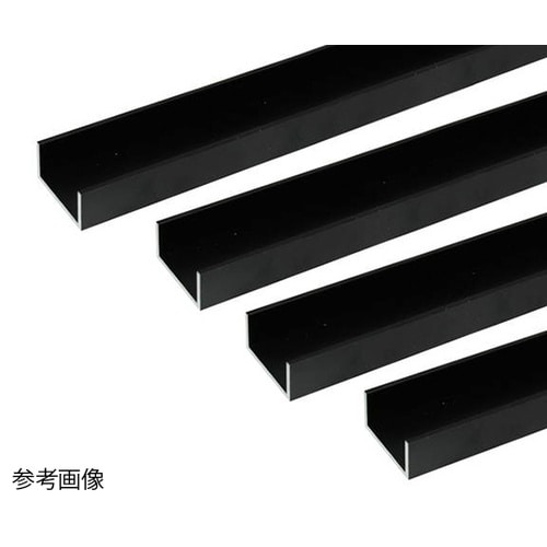 アルミチャンネル1m2.0×30×15黒