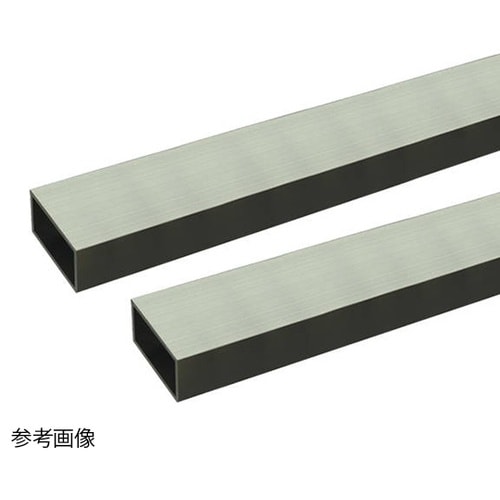 角パイプ2m2.5×50×100銀2本