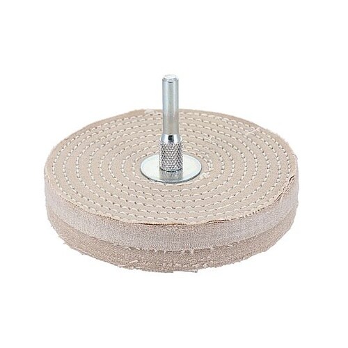 N−100 軸付布バフ 100mm