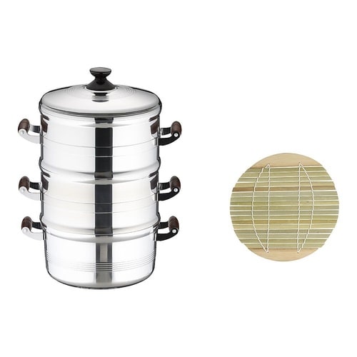 ASI08262長生セイロ26cm二重