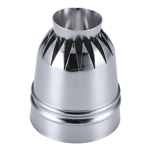 真鍮製 ダブル口金 菊型 ヘソ高