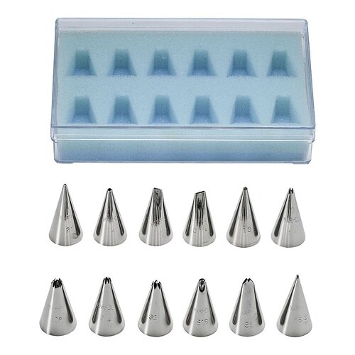 シュガーアイシング口金セット(12ケ入)