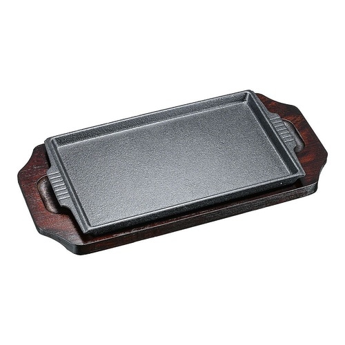 PIS1801 ステーキ皿 角型24cm