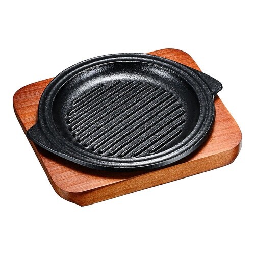 PSV8101 ミニステーキ皿グリル丸