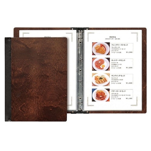 PSV6901 木製メニューブック
