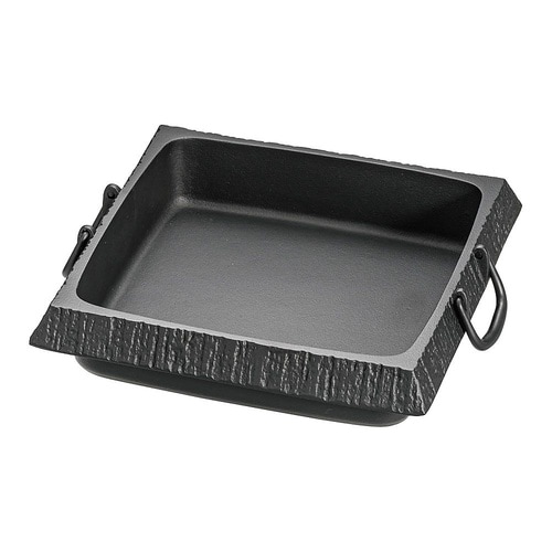 QSKC001 南部鉄 すきやき鍋石庭角