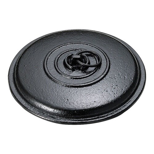 ミニ皿用鉄蓋(丸)
