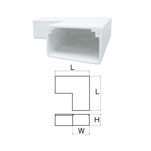 Nダクト(樹脂製ケーブル配線保護カバー)