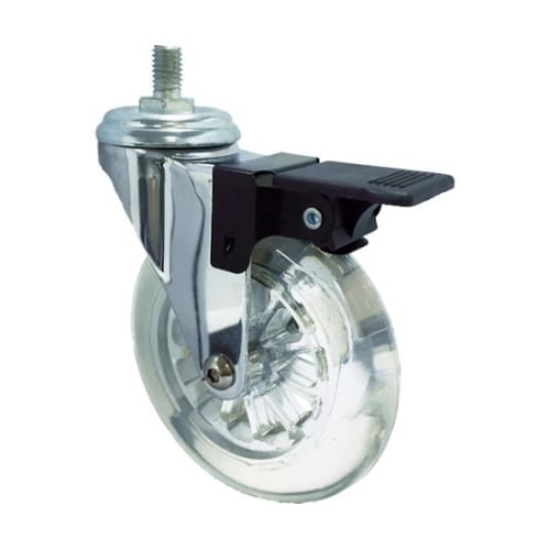EMMATS100デザインクリアキャスタ