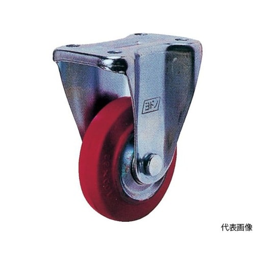 RWK75 プレス製固定金具付赤ゴム車