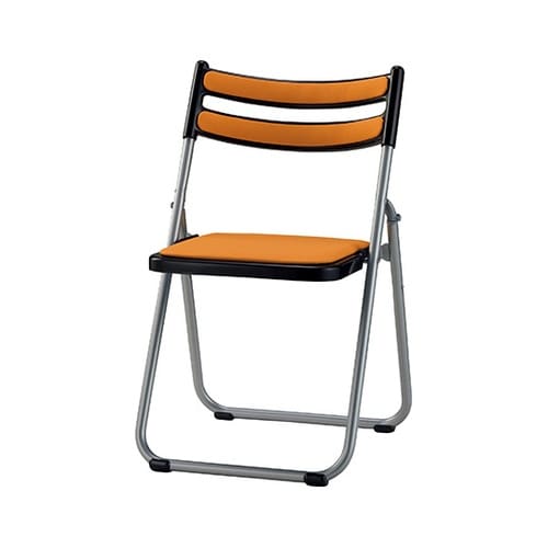 CF72−MY オレンジ アルミ折畳椅子