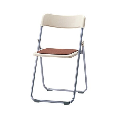 CF67−MYIVブラウンアルミ折畳椅子